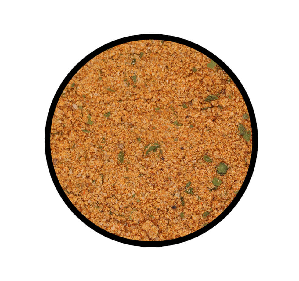 Hummus & Falafel - orientalische Gewürzmischung - Detaillierte Nahaufnahme der Textur / Struktur