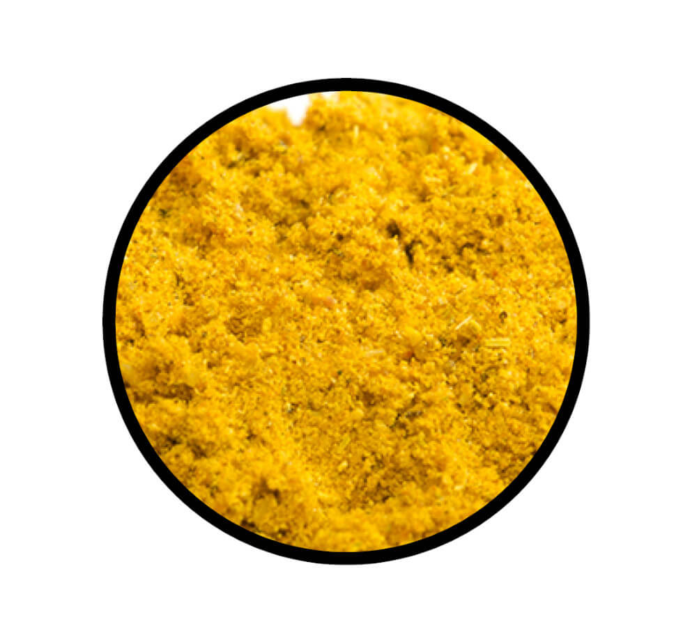 Jaipur Curry pikante Mischung - Detaillierte Nahaufnahme der Textur / Struktur