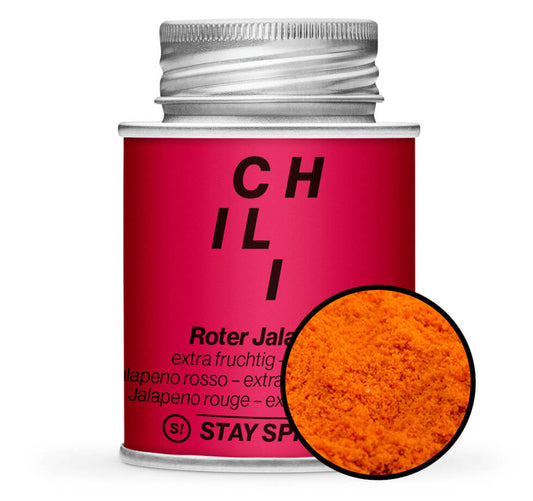 Jalapeno Chili rot gemahlen - Rot Gewürzdose von STAY SPICED ! bei Chefkoch-Gewürze