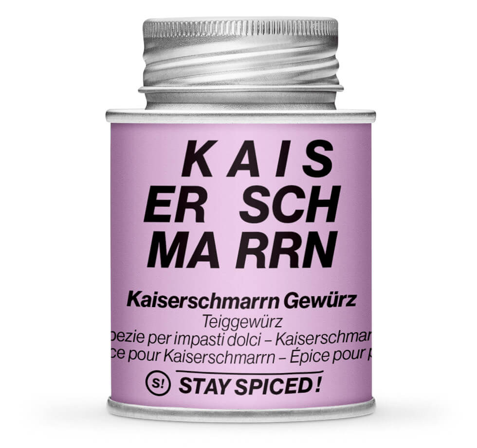 Kaiserschmarrn Gewürz - Geschlossene pinke Gewürzdose von STAY SPICED