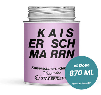 Kaiserschmarrn Gewürz in der grossen XL-Dose (870ml) von STAY SPICED