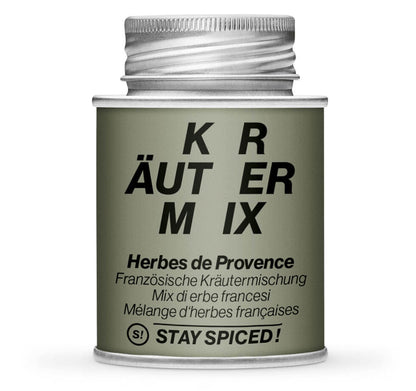 Kräuter Herbes de Provence - Geschlossene grüne Gewürzdose von STAY SPICED!