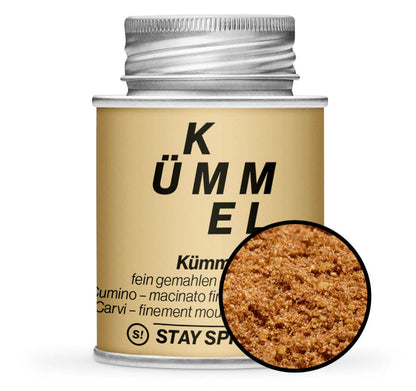 Hellbraune Gewürzdose mit Kümmel gemahlen von STAY SPICED! bei Chefkoch-Gewürze