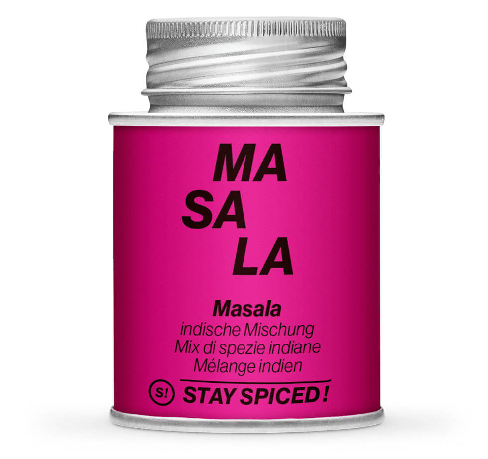 Masala Indian Taste - Geschlossene Pink Gewürzdose von STAY SPICED!