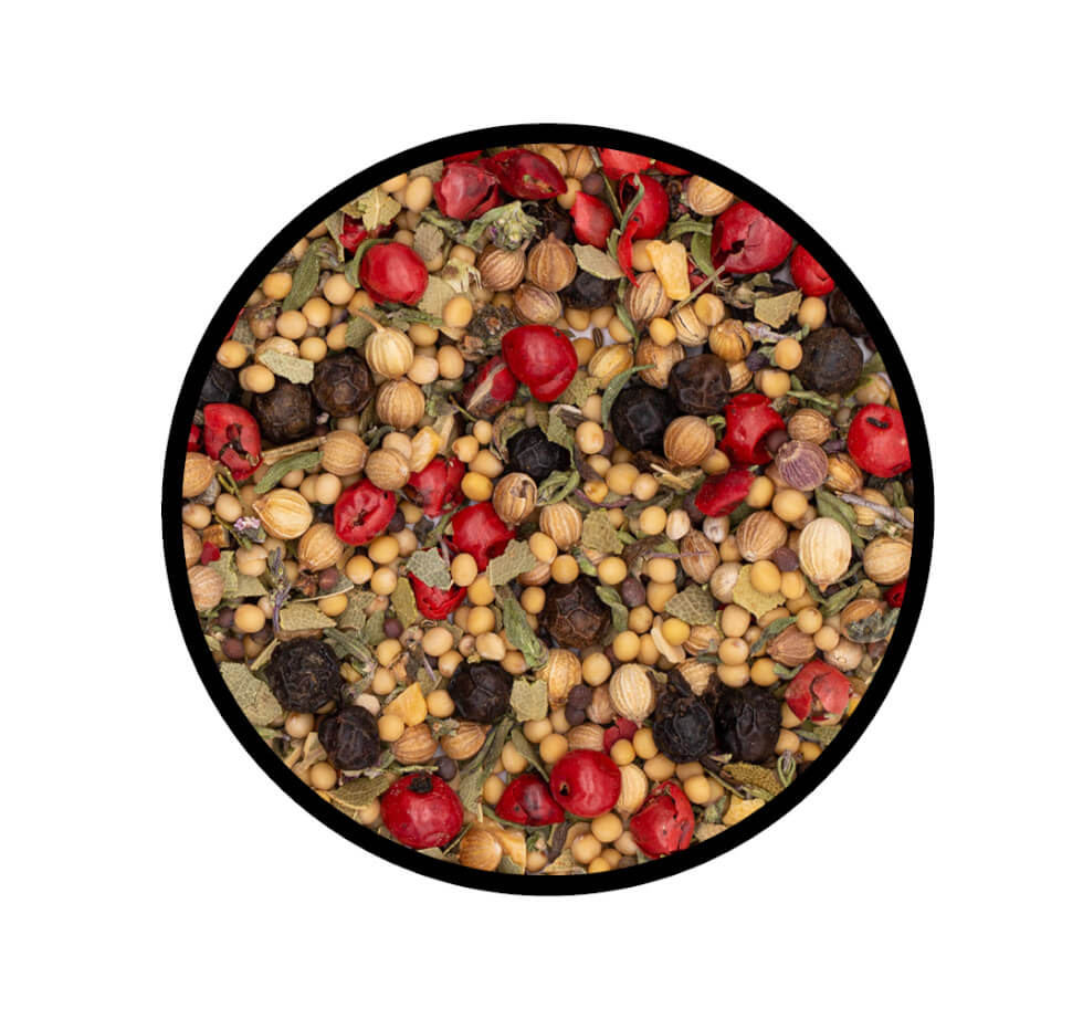 Mixed Pickles - Detaillierte Nahaufnahme der Textur