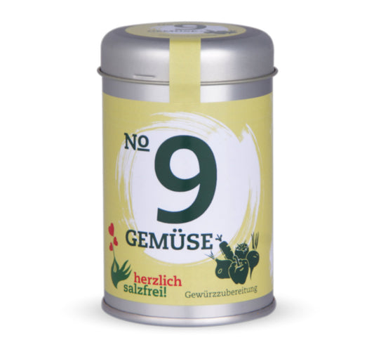 Nr. 9 Gemüse - Geschlossene gelbe Gewürzdose von STAY SPICED