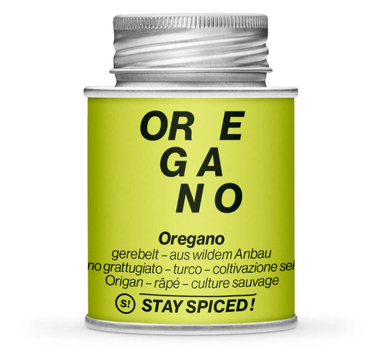 Oregano gerebelt türkisch - Hellgrüne Gewürzdose von STAY SPICED! bei Chefkoch-Gewürze
