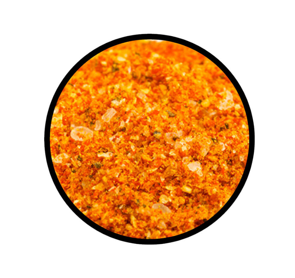 Paella Gewürzzubereitung - Detaillierte Nahaufnahme der Textur