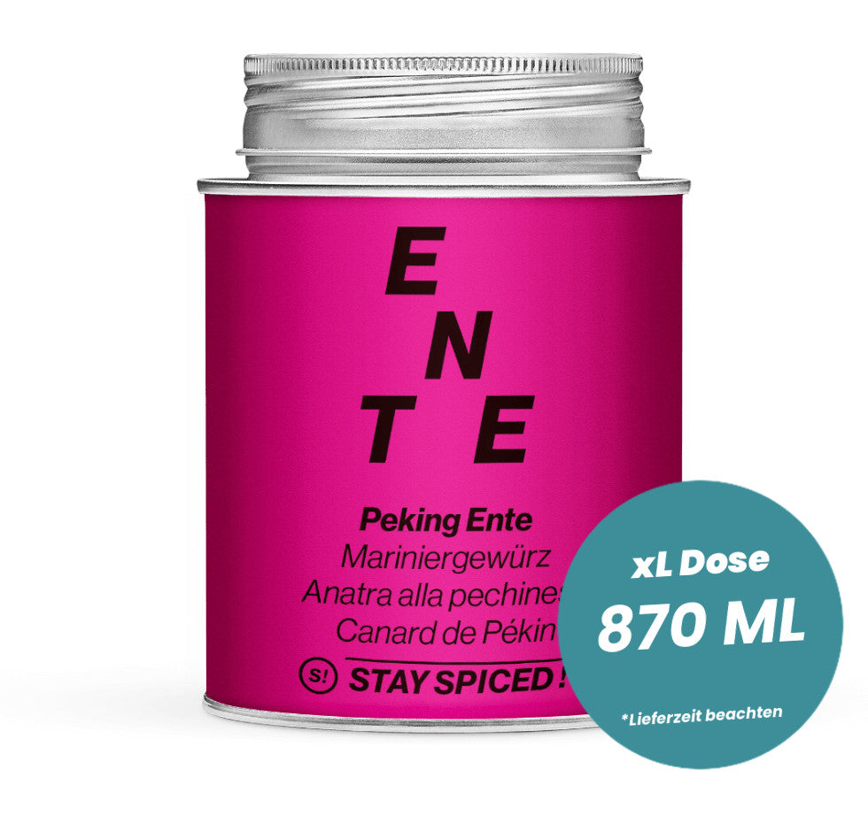 Peking Ente Gewürzmischung in der grossen XL-Dose (870ml) von STAY SPICED