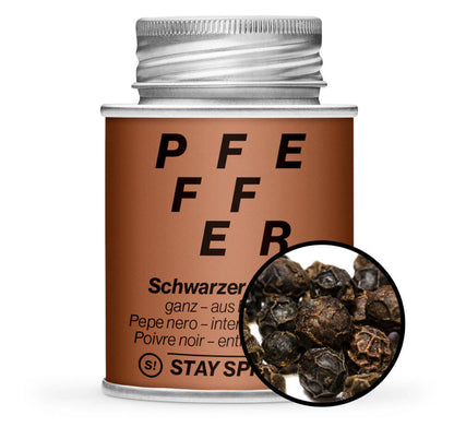 Schwarzer Pfeffer ganz Brasilien - Braun Gewürzdose von STAY SPICED ! bei Chefkoch-Gewürze