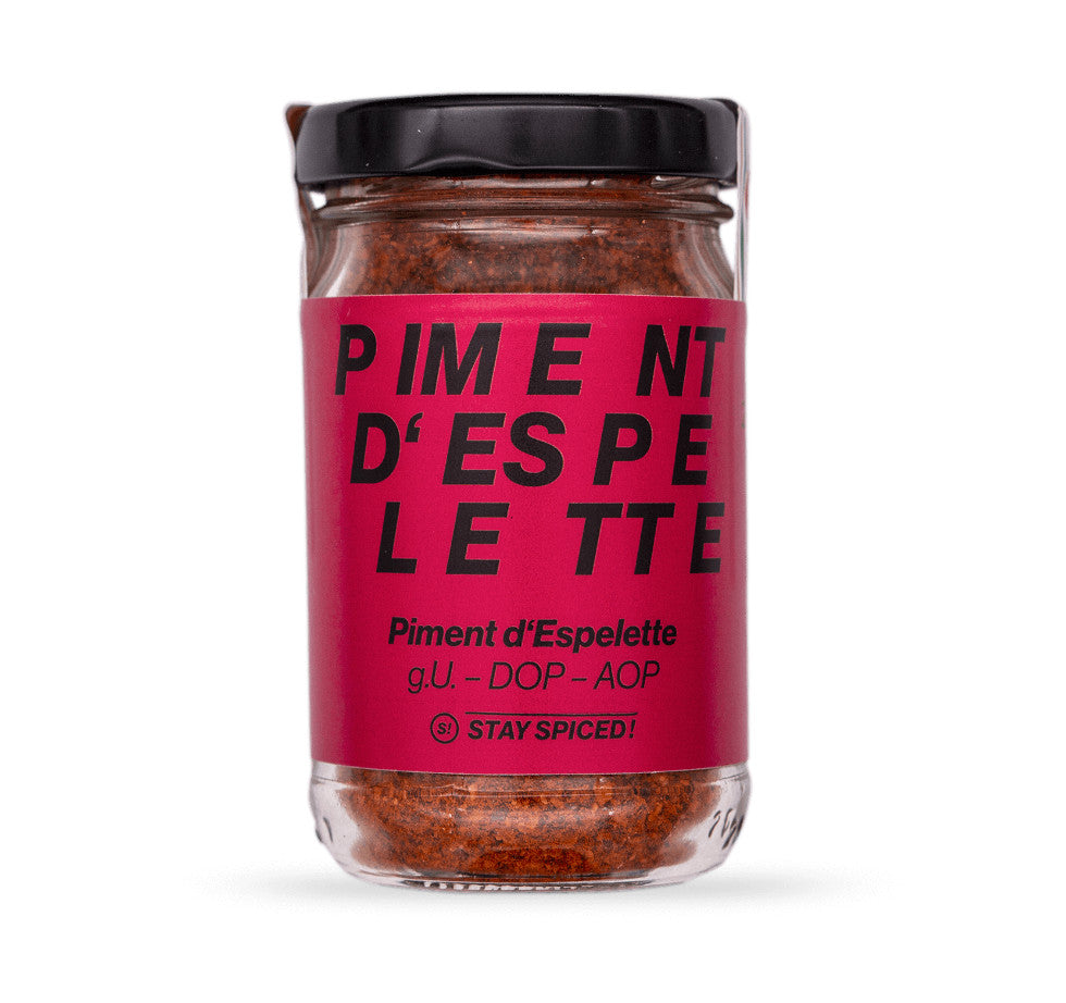 Piment d'Espelette - Geschlossene Rote Gewürzglas von STAY SPICED!