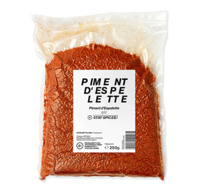 Piment d'Espelette als loses Gewürz im Aromabeutel (250g) - ideal für die Gastronomie