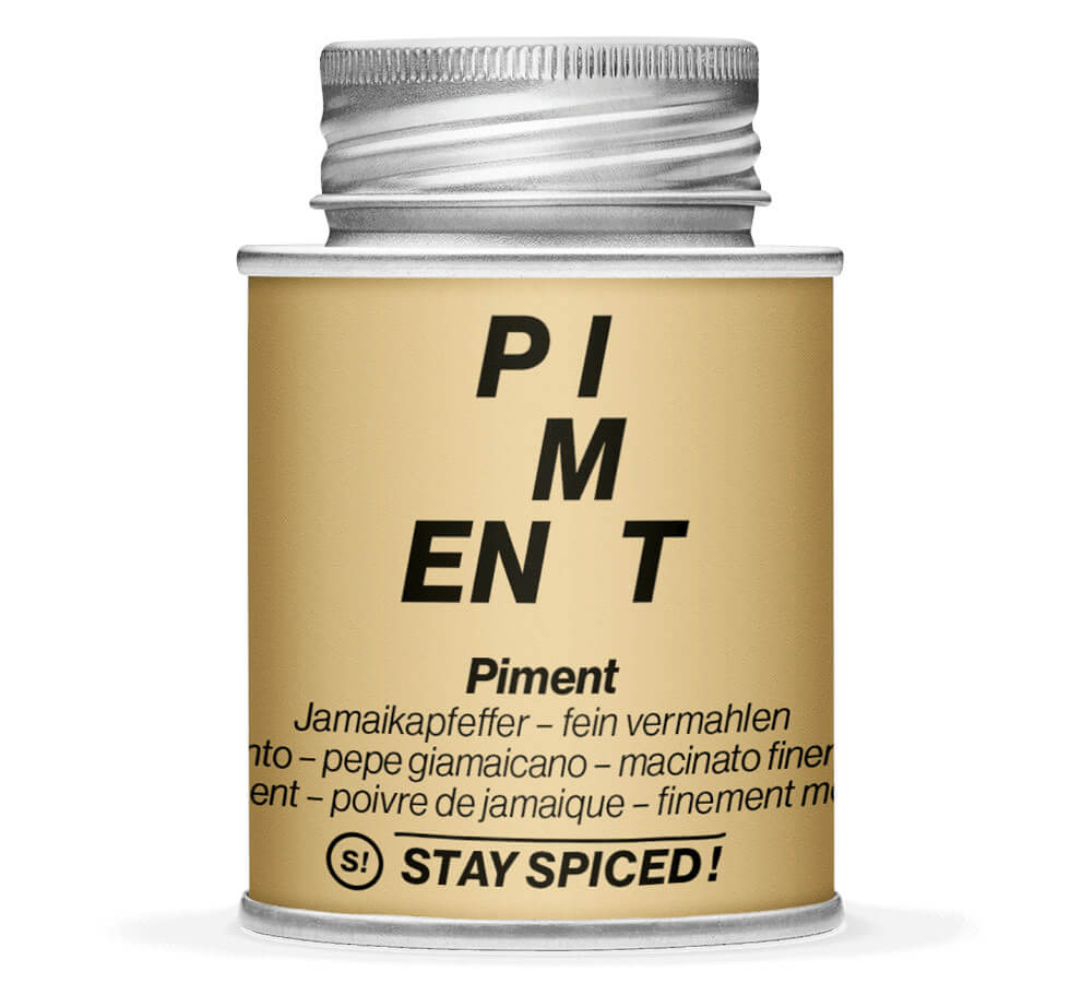 Piment gemahlen - Geschlossene Hellbraun Gewürzdose von STAY SPICED!