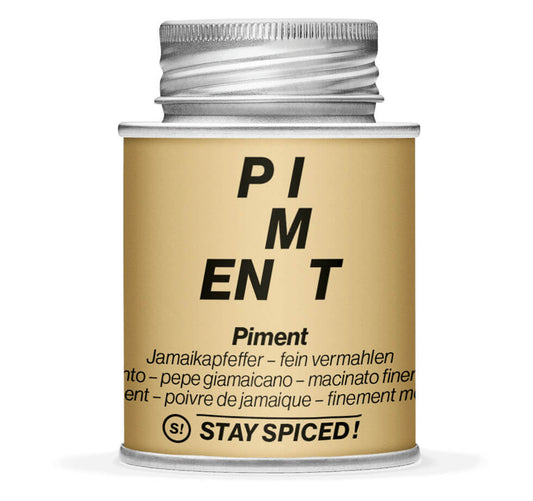 Piment gemahlen - Geschlossene Hellbraun Gewürzdose von STAY SPICED!