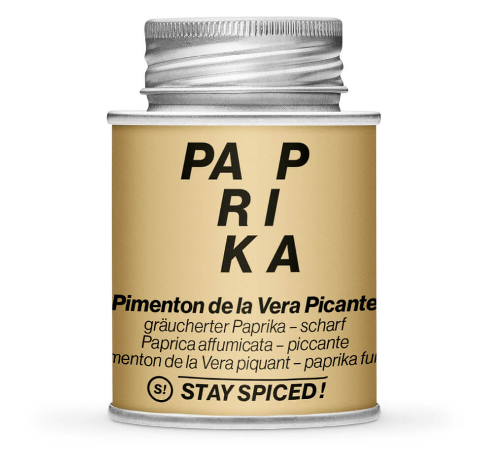 Pimenton de la Vera Picante - Hellbraune Gewürzdose von STAY SPICED! bei Chefkoch-Gewürze