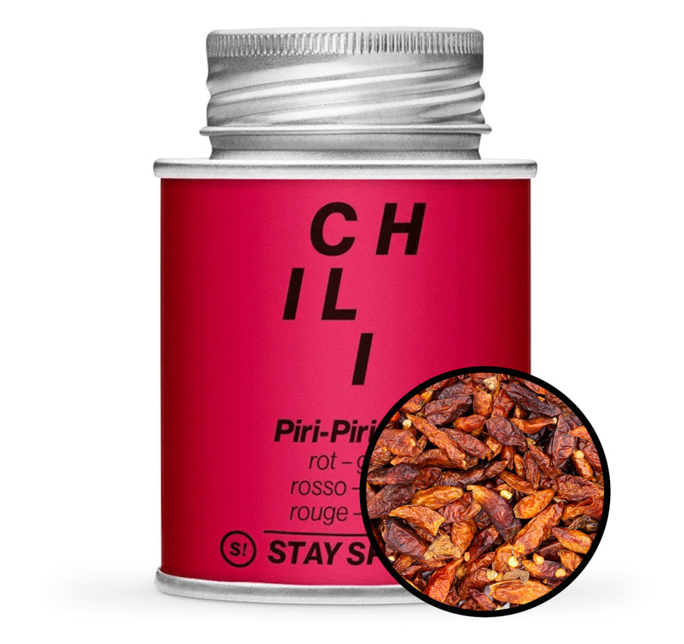 Piri-Piri Chili ganz rot - Rot Gewürzdose von STAY SPICED ! bei Chefkoch-Gewürze