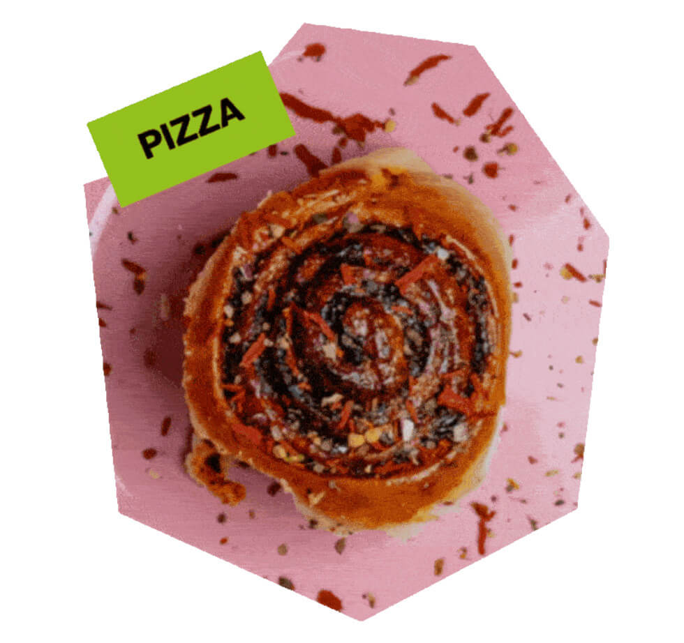 Pizzaschnegge Gewürzsalz - Frisch gebackene Teigschnecke als mediterranes Aperogebäck