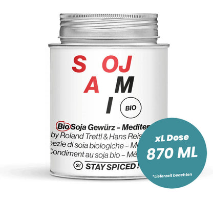 Roland Trettl Sojami Mediterran in der grossen XL-Dose (870ml) von STAY SPICED!