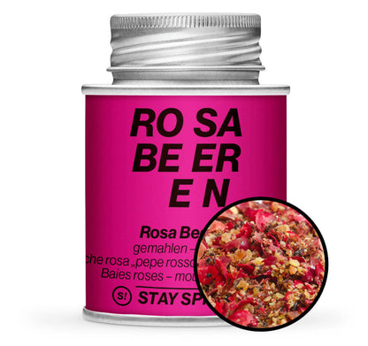Rosa Beeren gemahlen - Pink Gewürzdose von STAY SPICED ! bei Chefkoch-Gewürze