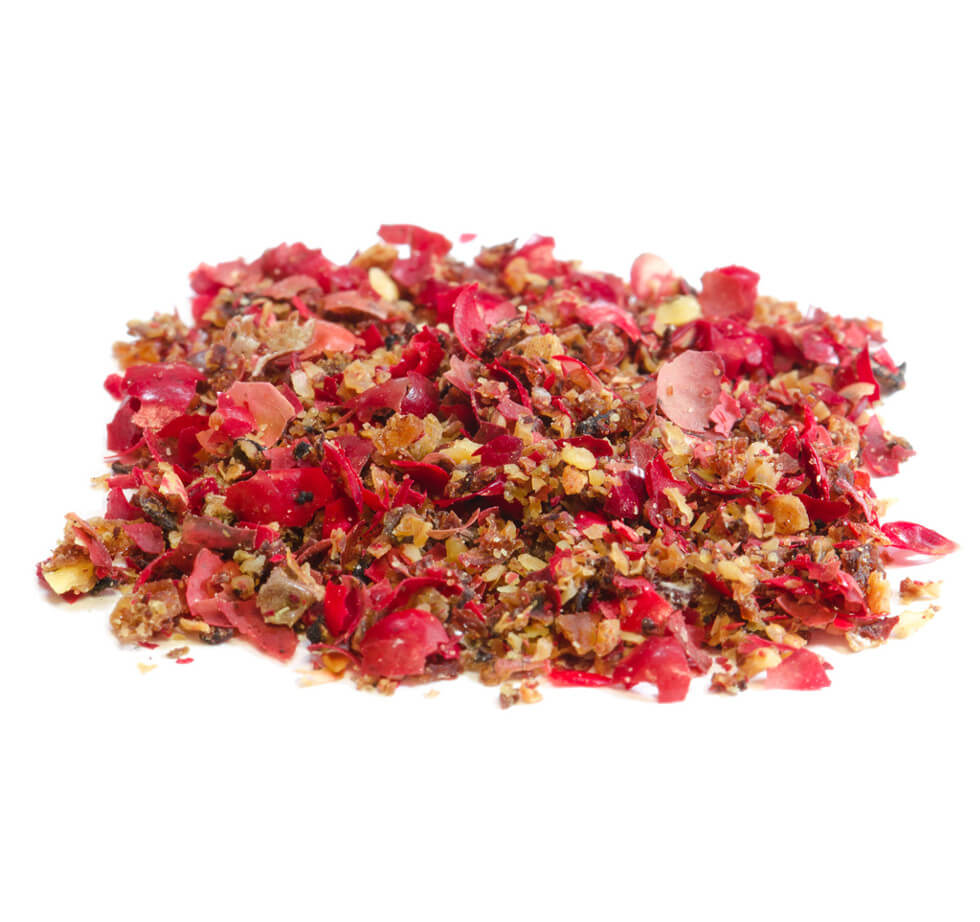 Rosa Beeren gemahlen als loses Gewürz - ideal für Dips und Salate