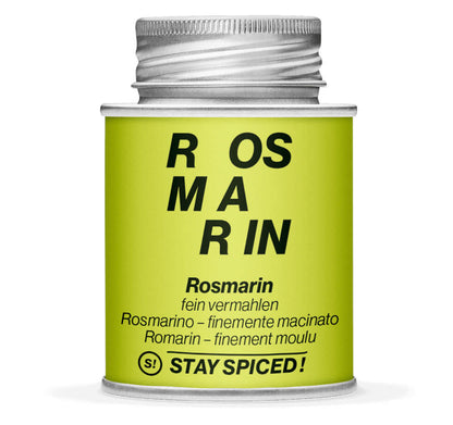 Rosmarin fein gemahlen - Geschlossene Hellgrün Gewürzdose von STAY SPICED!