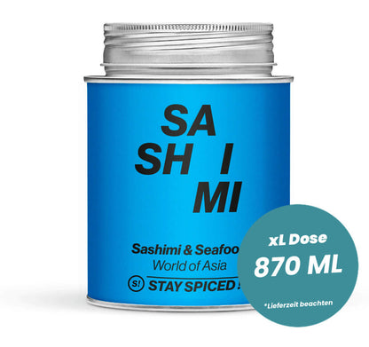 World of Asia - Sashimi & Seafood in der grossen XL-Dose (870ml) von STAY SPICED!