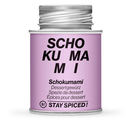 Schokumami Dessertgewürz - Geschlossene pinke Gewürzdose von STAY SPICED