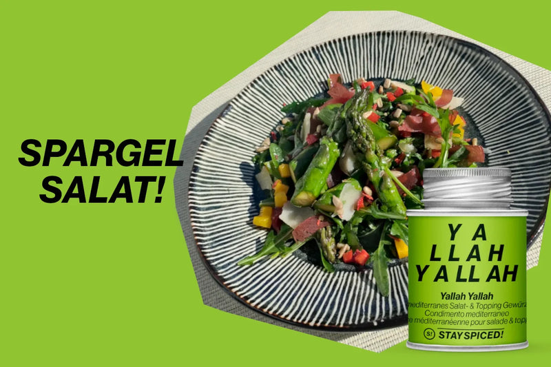 Rezept: Grüner Spargelsalat