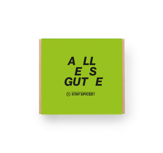 Alles Gute Gewürzbox Geschenkset für 3 oder 4 Gewürze von Chefkoch-Gewürze (geschlossene Ansicht)