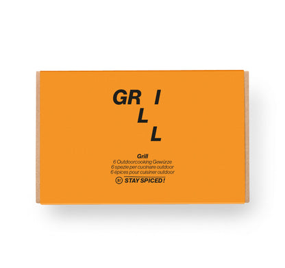 Die geschlossene STAY SPICED ! Grillbox überzeugt als edles Mitbringsel für begeisterte Grillfans