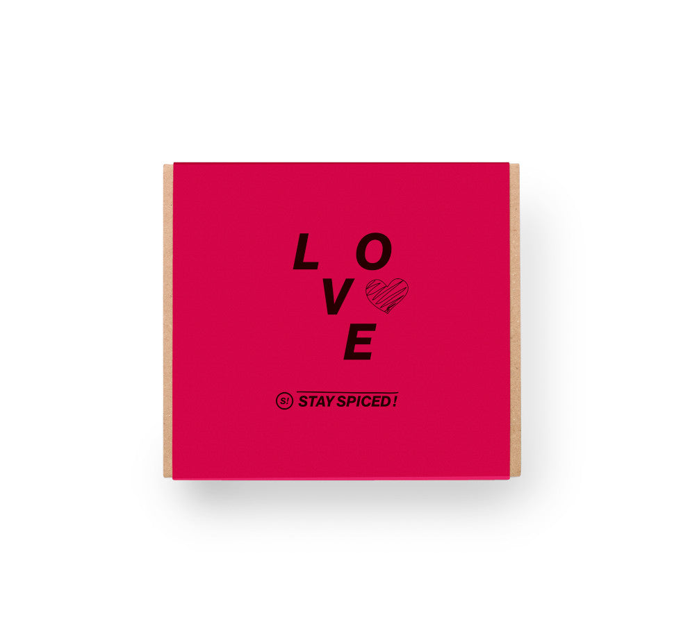 Love Gewürzbox Geschenkset für 3 oder 4 Gewürze von Chefkoch-Gewürze (geschlossene Ansicht)