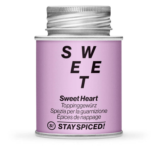 Sweet Heart, Toppinggewürz - Geschlossene pinke Gewürzdose von STAY SPICED