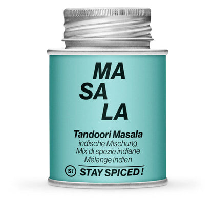 Tandoori Masala - Geschlossene Hellblau Gewürzdose von STAY SPICED