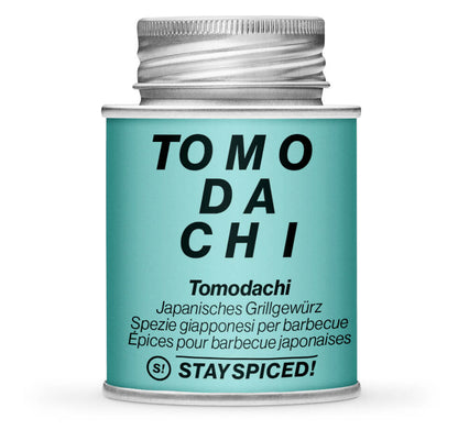 Tomodachi Sesam Topping - Geschlossene hellgrüne Gewürzdose von STAY SPICED
