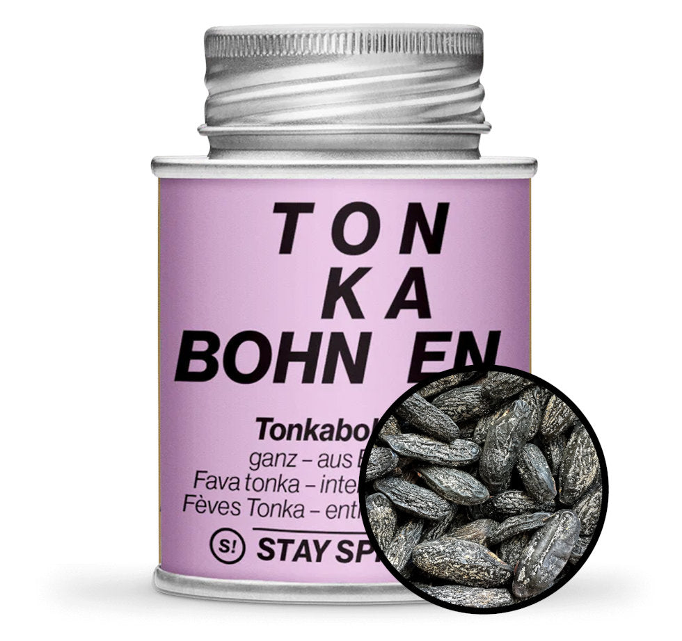 Tonkabohnen ganz Brasilien - Lila Gewürzdose von STAY SPICED! bei Chefkoch-Gewürze