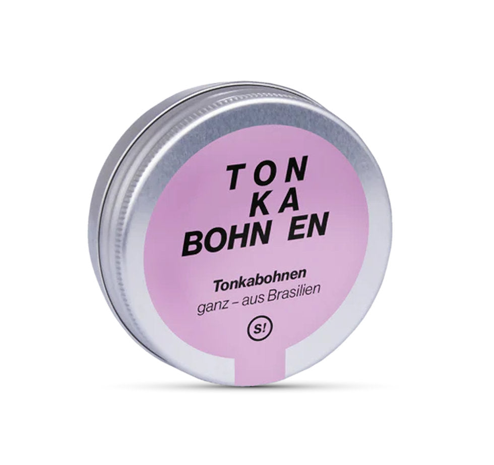 Tonka Bohnen ganz - Geschlossene Lila Mikro-Gewürzdose von STAY SPICED!