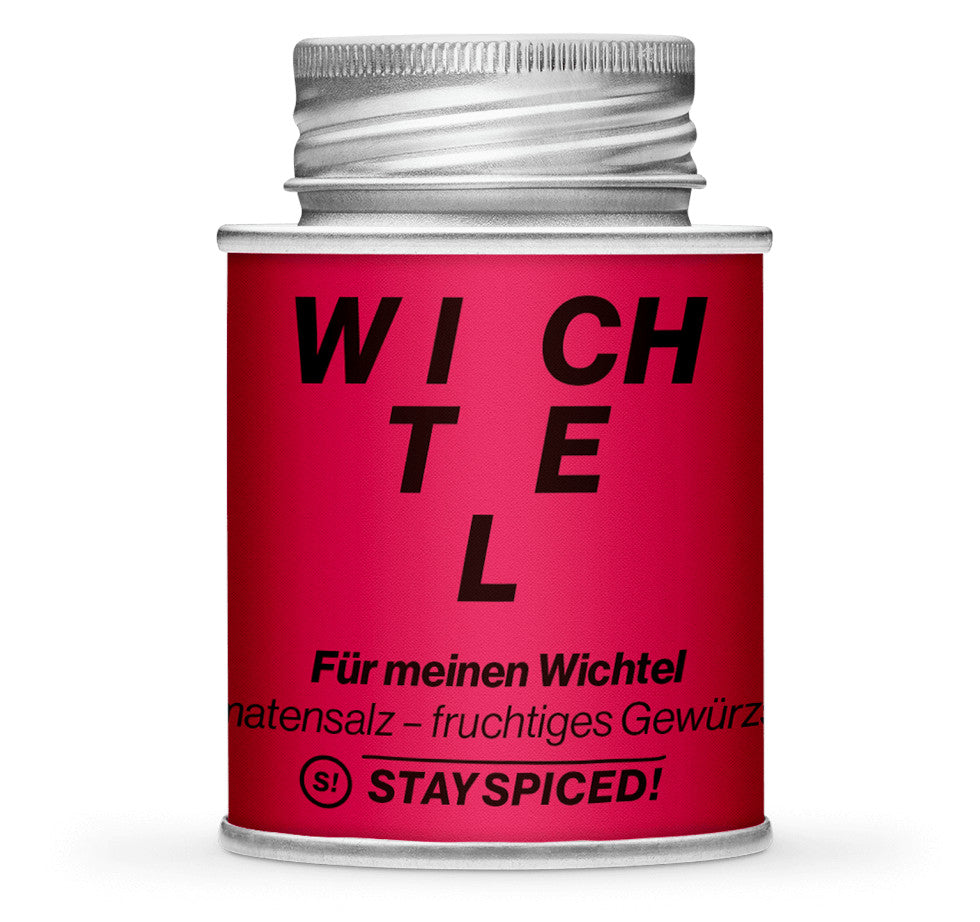 Wichtel Tomatensalz - Geschlossene Rot Gewürzdose von STAY SPICED