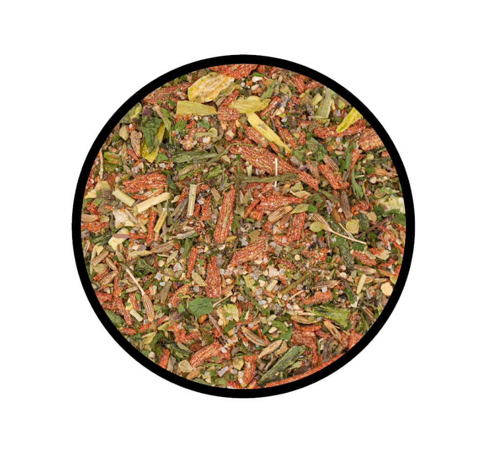 Yallah Yallah, mediterranes Salat- & Topping-Gewürz als loses Gewürz - ideal für frische Salate und Antipasti