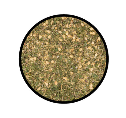 Zaatar Gewürzmischung - Detaillierte Nahaufnahme der Textur / Struktur