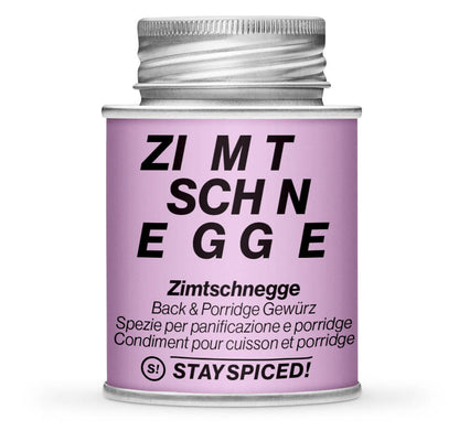 Zimtschnegge - Geschlossene pinke Gewürzdose von STAY SPICED
