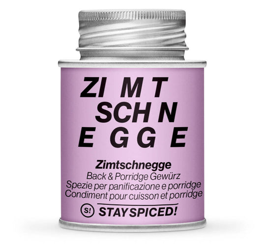 Zimtschnegge - Geschlossene pinke Gewürzdose von STAY SPICED