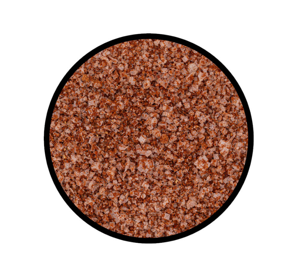 Zirbensalz Zirben Fleur de Sel - Detaillierte Nahaufnahme der Textur / Struktur