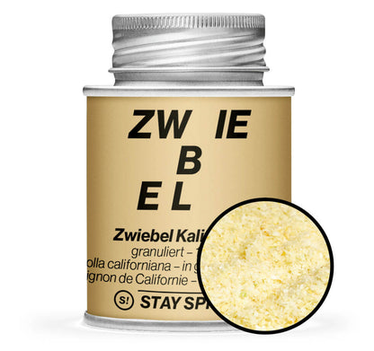 Zwiebelgranulat kalifornisch - Gelb Gewürzdose von STAY SPICED! bei Chefkoch-Gewürze