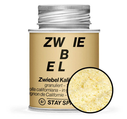 Zwiebelgranulat kalifornisch - Gelb Gewürzdose von STAY SPICED! bei Chefkoch-Gewürze